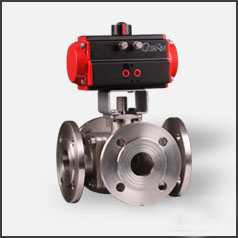 氣動(dòng)四通球閥